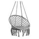 thumbnail image 3 of pack 2 sillas columpio hamaca colgante redonda gris y blanca, 3 of 3
