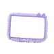 thumbnail image 3 of Marco De Pantalla De Computadora, Cubierta De Borde, Funda Protectora De Tela De Encaje Con Lazo De 17 A 22 Pulgadas, Violeta, 3 of 3