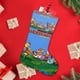 thumbnail image 4 of Los Osos del Monte Tema: Calcetines de Navidad, fino lino blanco para colgar en escaleras y chimenea, decoración navideña para el hogar, regalo de Navidad.54cm×38cm, 4 of 5