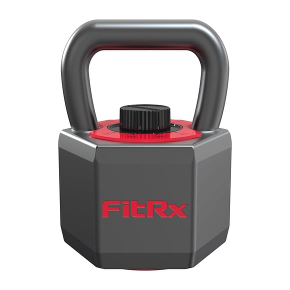 Kettlebell Ajustable FitRx 25 a 40lb Mango Ancho Hierro