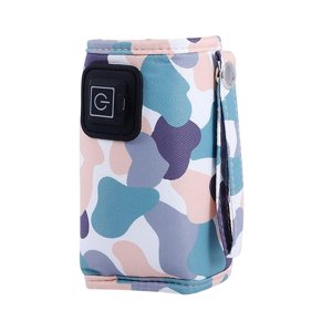 Magideal - Calentador De Biberones Inteligente Termostato Enfermería Calentador De Viaje Camuflaje Blanco