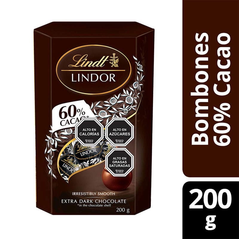 Estuche Chocolate Lindor Dark 200 g Lindt