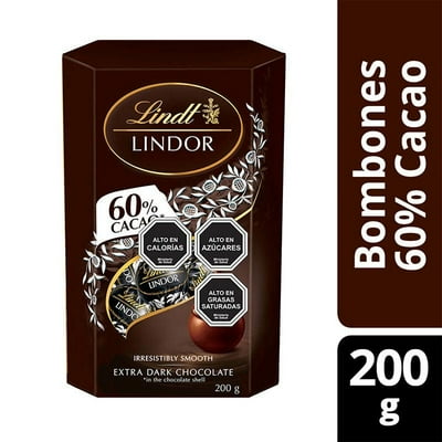Estuche Chocolate Lindor Dark 200 G Lindt