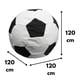 thumbnail image 3 of Pouf Pera Fútbol Eco Cuero 120x120x120 cm, 3 of 3