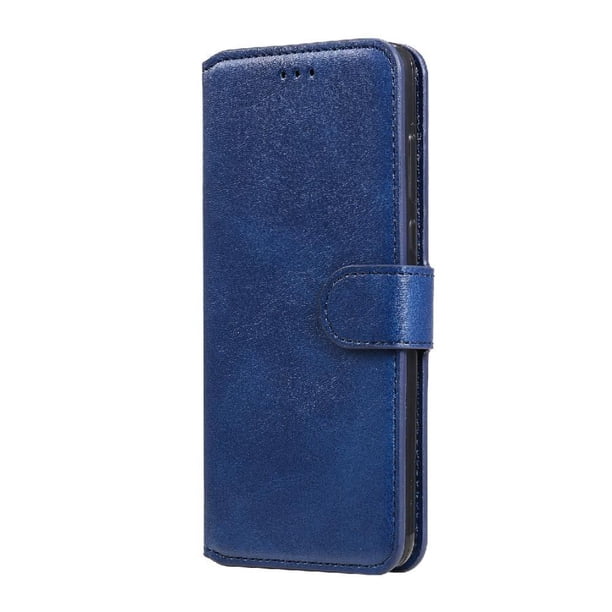 Funda Billetera para Samsung Galaxy A71 5G con Porta Tarjetas y Soporte Ajustable Azul