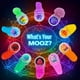 thumbnail image 2 of Sorpresas para fiesta de slime MOOZ, 25 bolsas sorpresa con tatuajes, 2 of 6