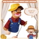 thumbnail image 4 of Títere de Mano YoungJoy Granjero de Peluche con Varilla de Control, 4 of 6