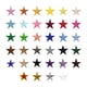 thumbnail image 2 of 34 parches de bordado de estrellas, parches para planchar, parches de insignia, calcomanías bordadas, pegatinas, adornos, apliques para bolsa, mochila, 2 of 5