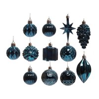 Bothyi - Adornos Para Árbol De Navidad Colgantes Gotas Para Aniversario Año Nuevo Compromiso Azul