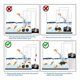thumbnail image 4 of Bomba de aire para acuario Lychee 254GPH, 8 W, 4 salidas, para peces T de 1135 litros, 4 of 7