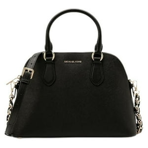 Cartera Michael Kors By Veronica Cartera De Mujer De Piel Saffiano, Negro Y Dorado