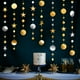thumbnail image 3 of Guirnaldas de fiesta Twinkle Little Star con purpurina, lunas y estrellas colgantes, decoraciones para cumpleaños infantiles, baby shower, bodas, Ramadán, EID, graduación, suministros para fiestas, 3 of 8