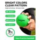 thumbnail image 2 of Tarutaru Bolas Ponderadas para Béisbol y Sóftbol [Pack de 9, 16 oz] Bola de Entrenamiento Pesada para Bateo, Golpeo y Lanzamiento, Mejora la Potencia y la Técnica, 2.85 pulgadas, Verde, 2 of 9