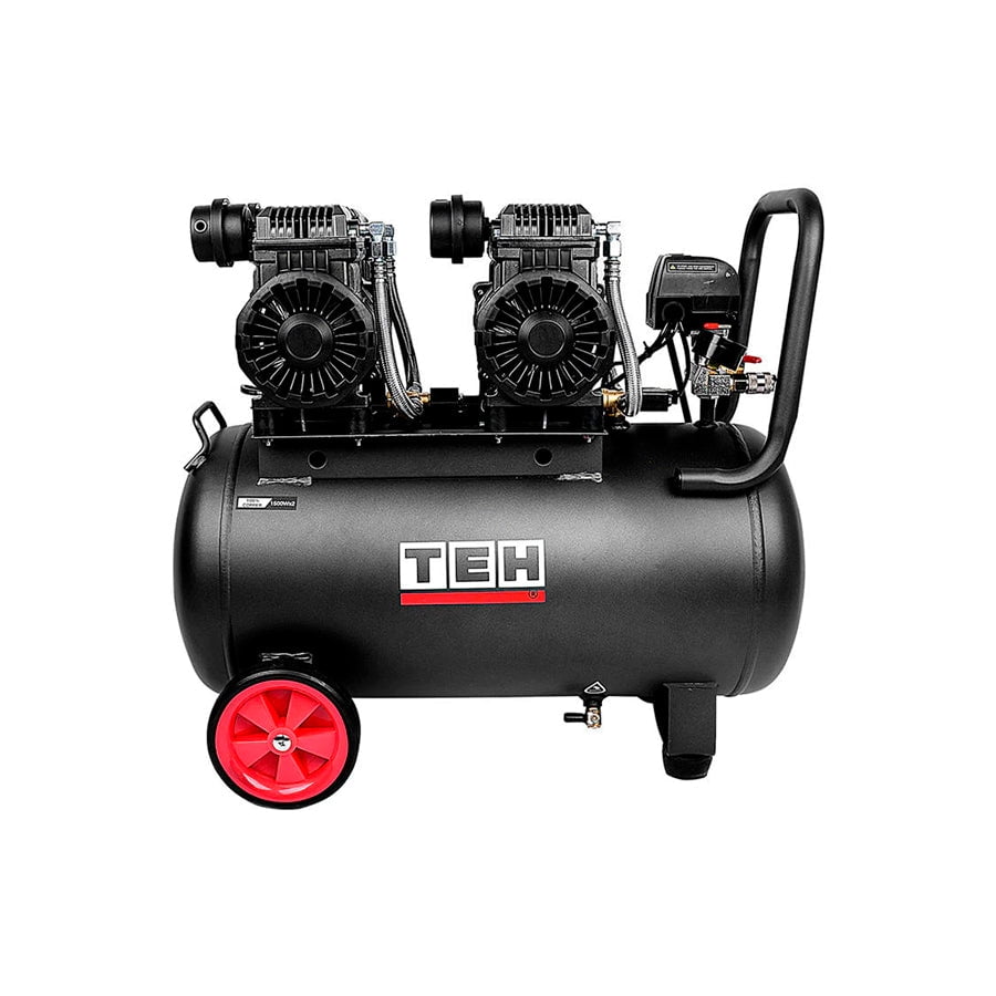 Compresor De Aire 50 Litros Libre De Aceite 4hp Tehtools