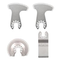 Magideal - 4X Cuchilla Multiherramienta De Corte Por Inmersión, Hoja De Herramienta Oscilante, Hoja De Eliminación De Lechada Multiherramienta Oscilante De Metal