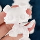 thumbnail image 3 of Bases para figuras de mascotas DKEMOVLAN, 4 piezas, blancas, mini figuras, 3 of 4