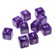 thumbnail image 2 of 10pcs Six Sided Dice D6 Jugando D d Rpg Party Games Dados Púrpura, 2 of 3