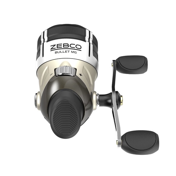 Carrete de pesca Zebco Bullet MG, tamaño 30, ligero, magnesio
