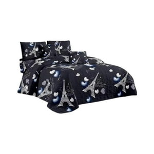 Genérico - Quilt Verano 2 Plazas+2 Fundas Verano Suave 13N22