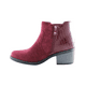 thumbnail image 2 of Botin para mujer con taco medio elasticado Rojo, 2 of 3