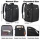 thumbnail image 3 of Mochila JCDOBEST Carry on de 50 litros con 3 cubos de embalaje con puerto USB, 3 of 7
