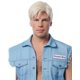 thumbnail image 1 of Peluca moderna para hombre de Costume Culture Franco, color rubio, 1 of 1