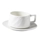 thumbnail image 5 of Tazas De Capuchino Con Platillo, Taza De Café Para Restaurante, Cafetería, Regalo De Inauguración De La Casa, Color Blanco, 5 of 5