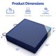 thumbnail image 3 of Cojines para silla de exterior YENING 56x56 cm impermeables azul marino, 2 piezas, 3 of 7