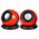 thumbnail image 2 of Mini Altavoz Ligero Con Sonido Estéreo, Altavoz De Escritorio Para Ordenador Portátil, Sala De Senderismo, Color Rojo, 2 of 5