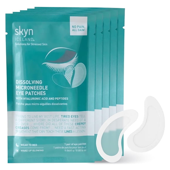 Parches para debajo de los ojos Skyn ICELAND, microagujas que disuelven 5 pares
