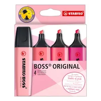 Stabilo Destacador Boss Original Shades Of Pink Estuche De 4