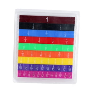 Bothyi - 51 Uds. Juegos De Fracciones Manipulantes De Fracciones Para Niños Pequeños, Niñas Y Niños