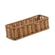 thumbnail image 2 of Cesta de almacenamiento de ratán de imitación bandeja de baño Bandeja de perfume Organizador de canasta de canasta tejida decorativa para el baño de l S, 2 of 5