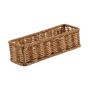 Bothyi - Organizador De Cesta De Almacenamiento De Ratán De Imitación Decorativo Para Dormitorio, Bar, Cocina S