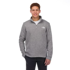 Sudadera The North Face Tsillan ¼ Zip Para Hombre - Gris Meldado