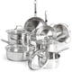 thumbnail image 1 of Set Ollas Acero Inoxidable 11 Piezas Inducción Horno, 1 of 3