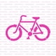 thumbnail image 5 of Plantilla de bicicleta reutilizable de mylar para arte, 5 of 5