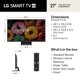 thumbnail image 2 of Televisor LG 27 Class LB70 Full HD webOS 2026, 2 of 3