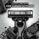 thumbnail image 2 of Repuesto para Máquina de Afeitar Mach3 con 3 Hojas carbón, Un, 2 of 6
