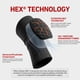 thumbnail image 4 of Rodillera McDavid HEX Viz Negro/Gris Talla L (Par), 4 of 7