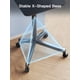 thumbnail image 2 of TV Cart PERLESMITH Mobile con ruedas para pantallas LCD LED OLED de 23 a 60 pulgadas, 2 of 7