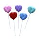 thumbnail image 2 of Set 5 velas corazones colores pasteles, 2 of 2