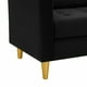 thumbnail image 3 of Sofa Retro 1C Felpa 01 Negro, 3 of 6