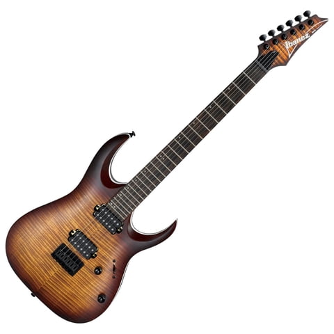 Guitarra Eléctrica Ibanez Rga42Fm-Def Dragon Eye Burst Flat