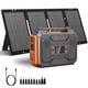 thumbnail image 1 of Generador solar portátil ZeroKor 300W Central eléctrica 280Wh 110V, 1 of 9