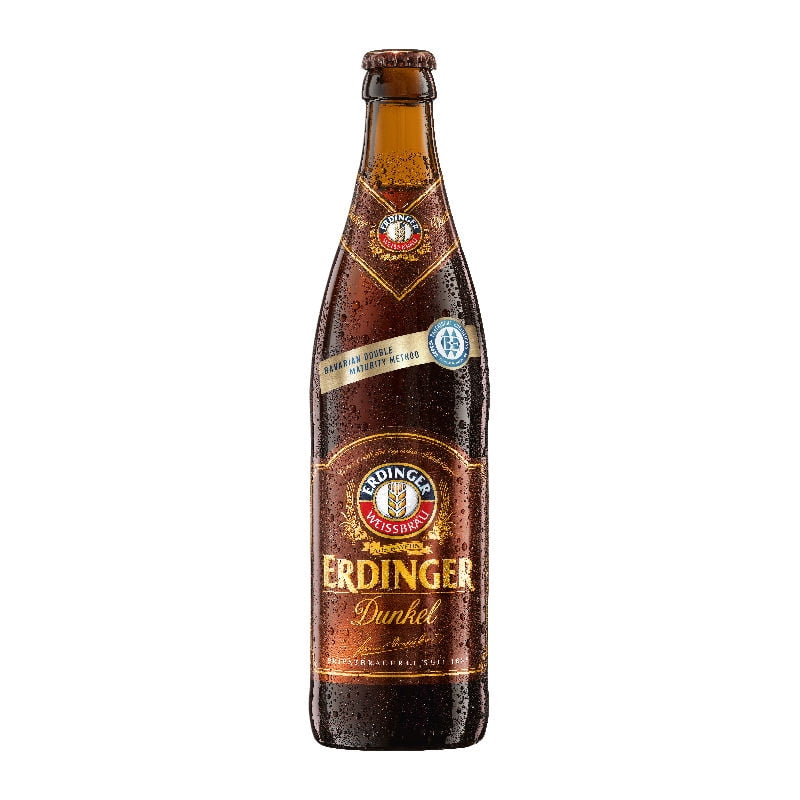 Cerveza Artesanal Negra Dunkel 6° Botella 500 ml Erdinger