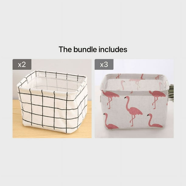 6 Styles of Foldable Desktop Storage Box for Stationery and Cosmetics - Convenient and Organized