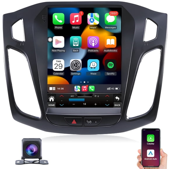 Estéreo para auto Fortdows Ford Focus 2012-18 10.4" GPS WiFi