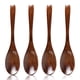 thumbnail image 1 of Juego de cucharas soperas de madera para mezclar y revolver, cucharas de comedor hechas a mano para café, miel, té, etc., 1 of 5