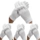 thumbnail image 1 of Guantes de algodón blancos BWEISSTH para manos secas e hidratación x24, 1 of 6